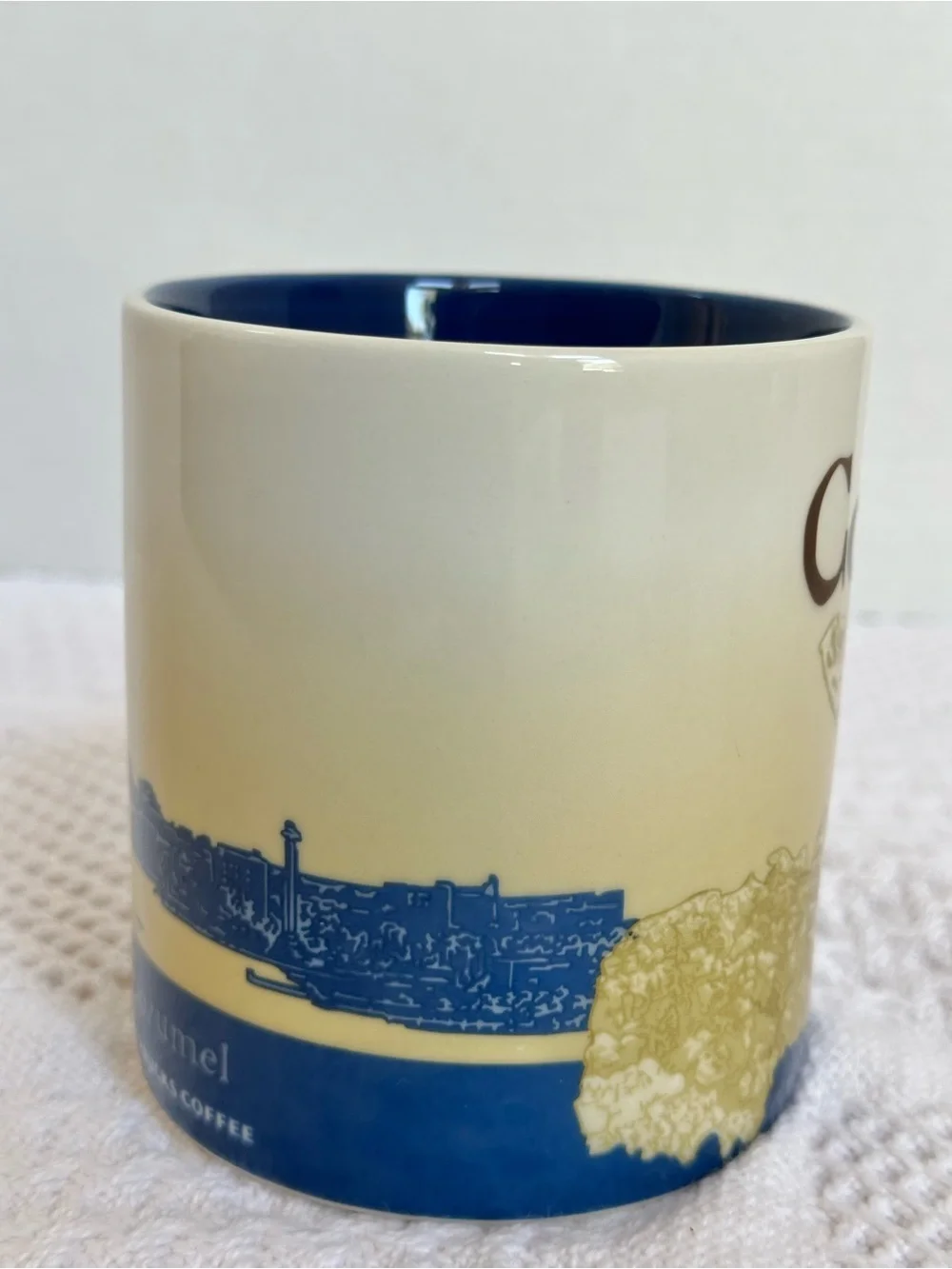 Starbucks Cozumel Coffee Cup 2016 Global Icon Series Mug 16 oz Sea Turtle Mexico
